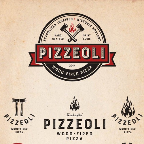 Designs | Design a Vintage Logo for a Wood Fired Pizzeria in a Historic ...