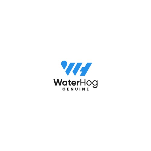 WaterHog Logo Design by _barna