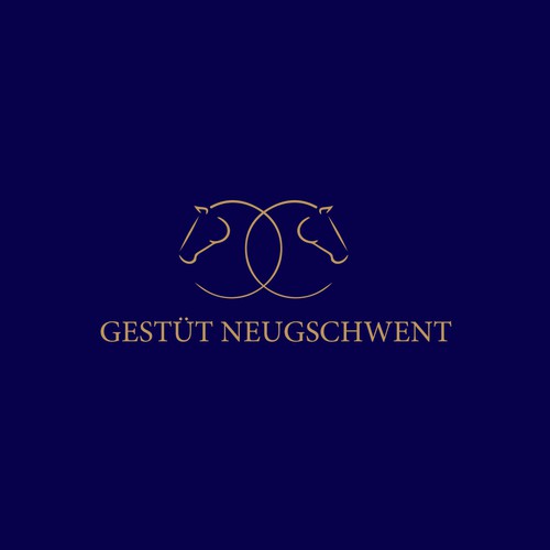 "Logo für Fusion zweier Pferdesportbetriebe, neuer Name Gestüt Neugschwent" ganador Logo y paquete de imagen corporativa por Sheco™