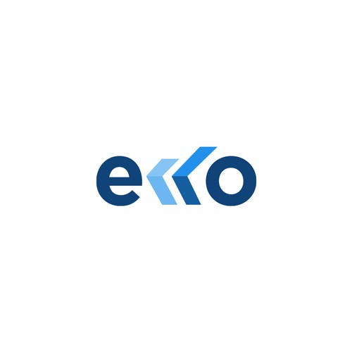 SIMPLE LOGO - ekko Letters then dm after Design by Sam JP