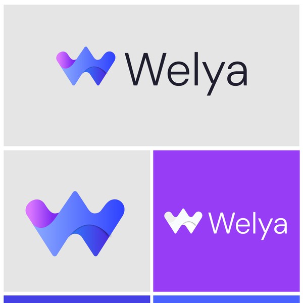 Welya Software Logo Design