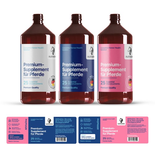 Etiquetas de producto propuesta en el concurso por Rahim Ismayil