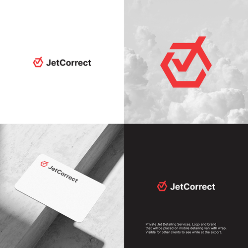 Jet Correct - Identity/Logo for Aviation Detailing Company - Unique Designs Apply! Design by Kreaton