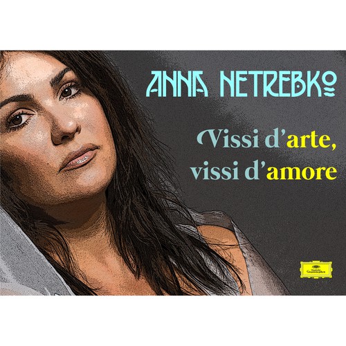 Illustrate a key visual to promote Anna Netrebko’s new album Diseño de alejandro_sanz