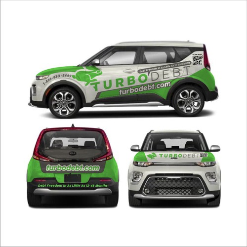 コンペ「Kia Soul Car Wrap Design for Hot Fintech Startup」のデザイン by e^designさん 