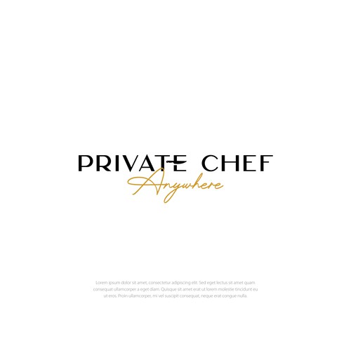 Logo for private chef platform Design by jn7_85