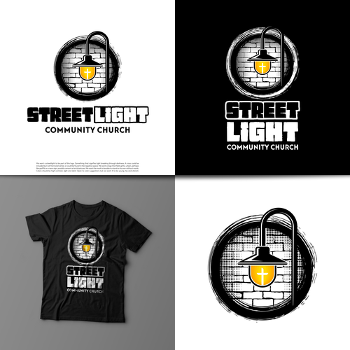 Young, Hip, Urban - Streetlight Community Church Logo Design réalisé par DC | DesignBr