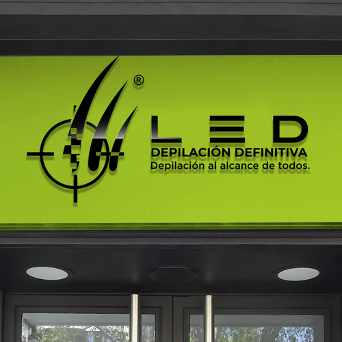 Diseño y Logo para Empresa de Depilación Definitiva Design by The Perfect Symbols