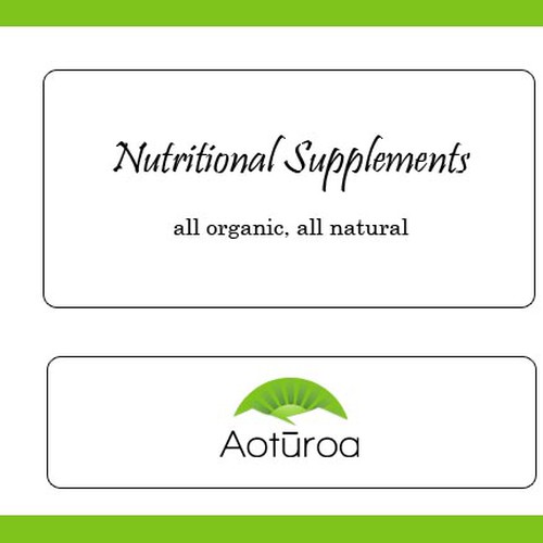 Product label contest entry by ReKnew Design