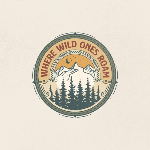 Adventure-Themed Travel Logo for Nomadic Family Design by OmHay