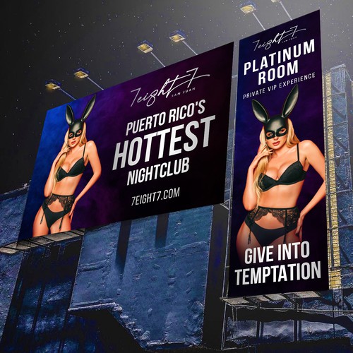 Billboard for a Nightclub and Gentlemen’s Club Design by Deep@rt