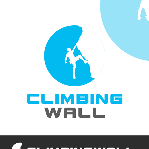 We need a powerful new design for our rock climbing gym Design by Anemone Creative