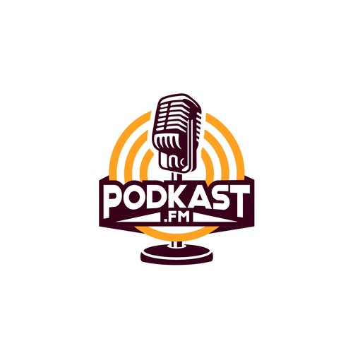 📣 our PODKAST.FM radio needs its logo Design by Print_design