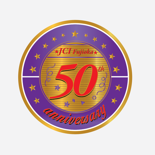 50 Years Anniversary Logo Design For 一般社団法人藤岡青年会議所 創立５０周年を迎える藤岡青年会議所のロゴ マークをデザインしてください Logo Design Contest 99designs