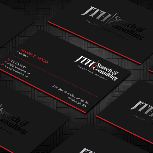 Business Card Design for Executive Search Firm Design by Taaiebah