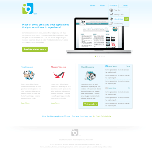 New website design wanted for 89n Diseño de gfxpartner