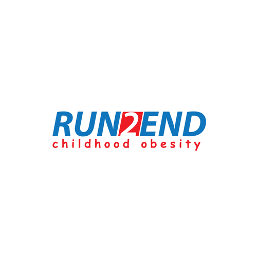 Run 2 End : Childhood Obesity needs a new logo Diseño de Hardth¡nker™