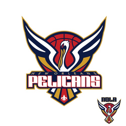 99designs community contest: Help brand the New Orleans Pelicans!! Design by OnQue