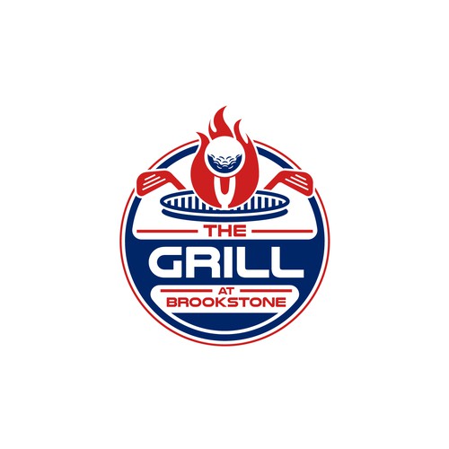 Fun and Modern Golf Course Restaurant Logo Design by 7Overlay