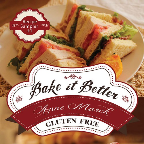 Design di Create a Cover for our Gluten-Free Comfort Food Cookbook di LilaM