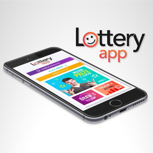 Design of a lottery app Design réalisé par Samuel.Z