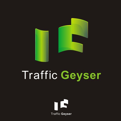 T-R-A-F-F-I-C   g-e-y-s-e-r  Logo Design by Vuelta