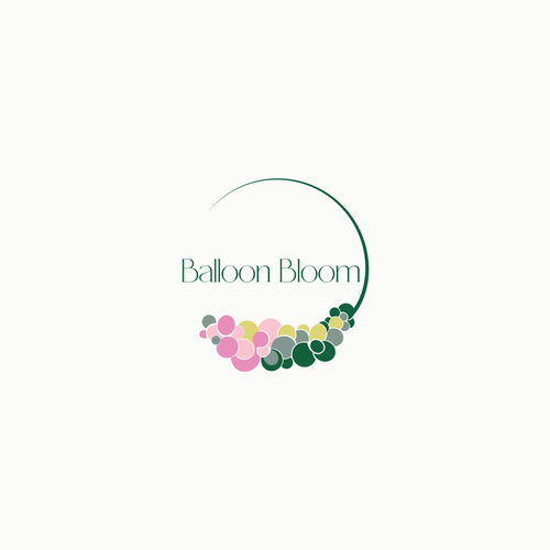 Balloon Bloom Logo Design by AnaGocheva