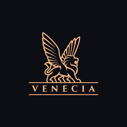 Venice - magnificent lion with wings Design by VectorCrow87