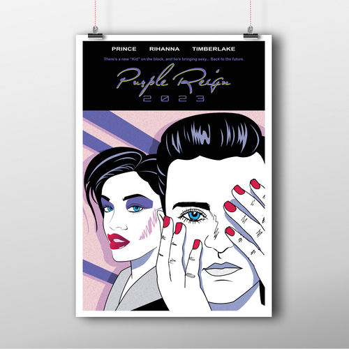 Create your own ‘80s-inspired movie poster! Diseño de Paint Pixel