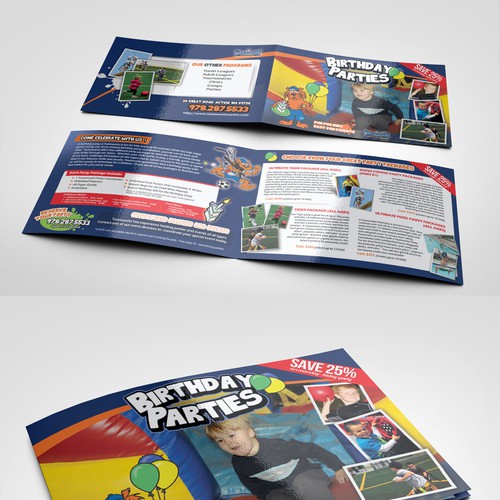 Birthday Party Brochure for Sport & Recreation Facility Design réalisé par irfansyahfir