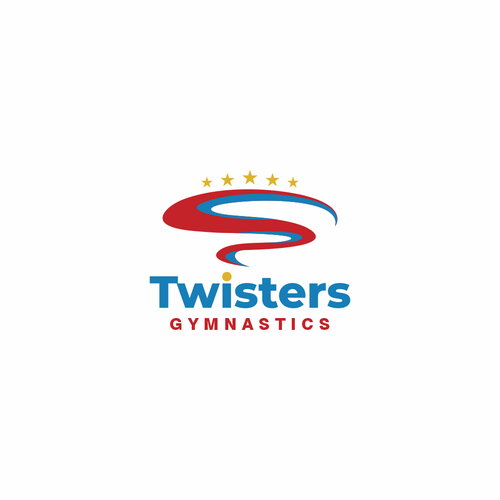 Twister Gymnastics Logo Rebrand - Modern, Exciting, Clean Logo Update for Kids Gymnastics Facility Design by Ok Lis