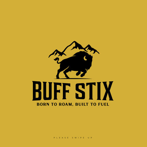 Buff Stix...Lean, Delicious, Buffalo Strong. Design by Brazuca Studio