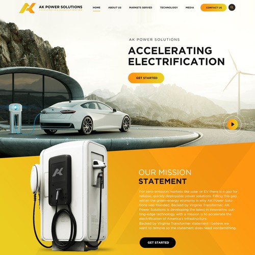 We Need A sharp smart looking Website for a New Energy Company Design by pb⚡️