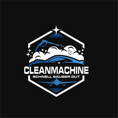 CleanMachine / Logo for Car and Plane Detailing Design by Brandingo™