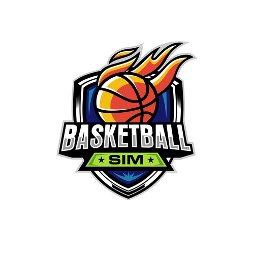 Basketball Simulator Logo Design Design by Mindtrick72