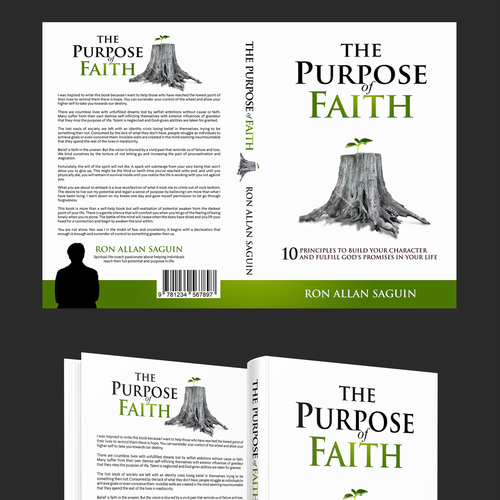 Cover for the book of the decade on faith and purpose Design by 4j 8tang