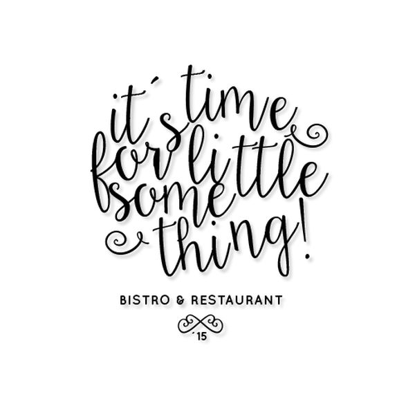 Design by clear88 titled "„It’s time for little something“ Create a logo for our new bistro/restaurant!"