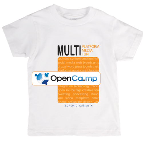 1,000 OpenCamp Blog-stars Will Wear YOUR T-Shirt Design! Diseño de Kanela
