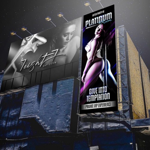 Billboard for a Nightclub and Gentlemen’s Club Design by RED DOT