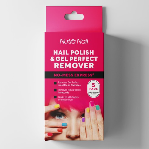 Nutra Nail Gel Remover Design by SRGrafica