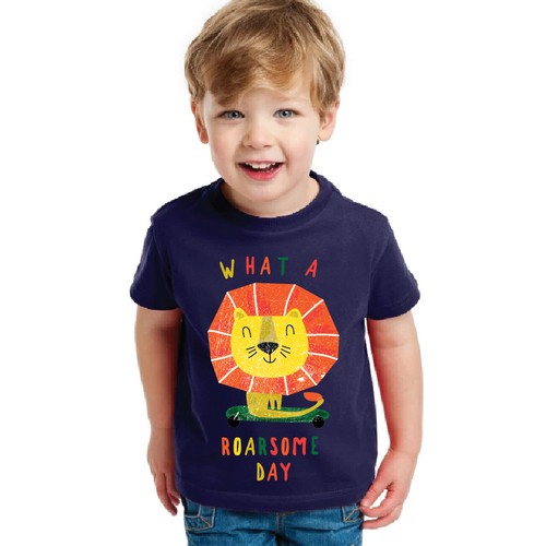 Design a cute, attractive toddler boy's t-shirt. Design by ANA000