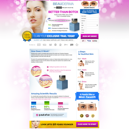 Sales Landing Page Recreation Contest Design von ThyDesigns