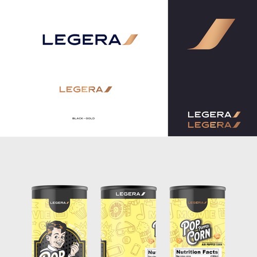 Logos Project - LEGERA - confectionary &  cereals category Design by Bea1990