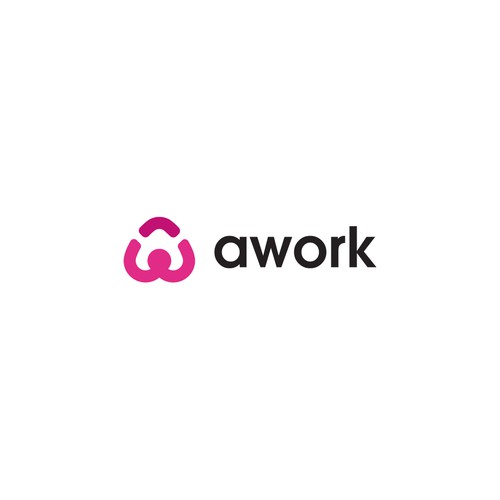 New logo for AI-based productivity software "awork" Diseño de Lumbeard