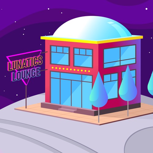 Help create an illustration for Lunatics Lounge! Design by Miketerashi