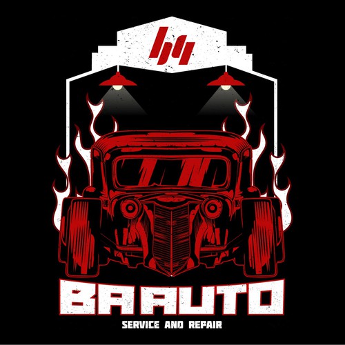 For Auto Repair Shop, looking for a cool auto related design to use with our logo for a t-shirt design.  Abstract prefer Design by Das Dipto