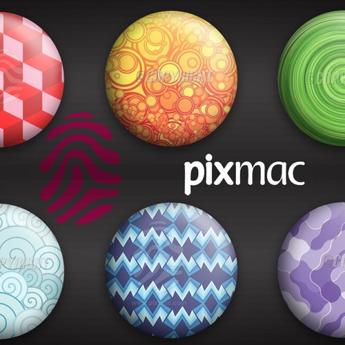 Create buttons for Pixmac Microstock - www.pixmac.com Diseño de Andü Abril