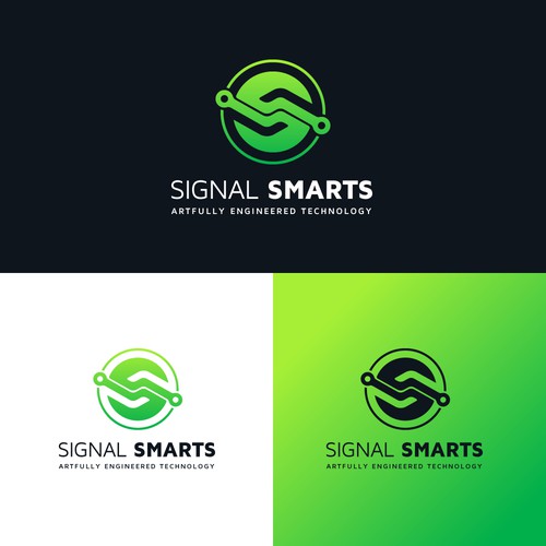 Design a Modern, Geometric Logo for Signal Smarts: We are Network and Wireless Technology Artists!! Design réalisé par cs_branding