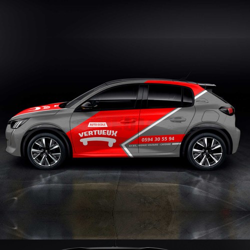 Simple Classy car design for a company that teach people how to drive Design by Bogi_Graphics