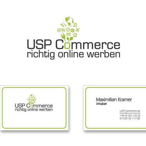 Logo & business card contest entry by sinaDEsign